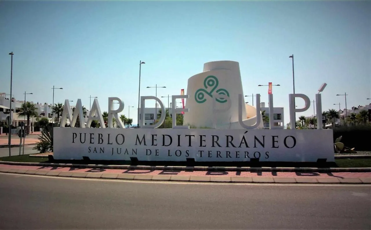 Apartamento Casa de Luz apartamento cerca de la playa con piscina comunitaria San Juan de los Terreros 0*,